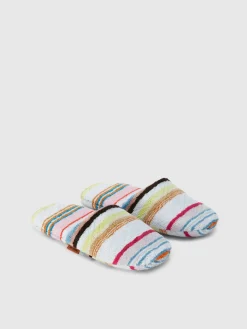 Pantofole Moonshadow in spugna di cotone con lurex