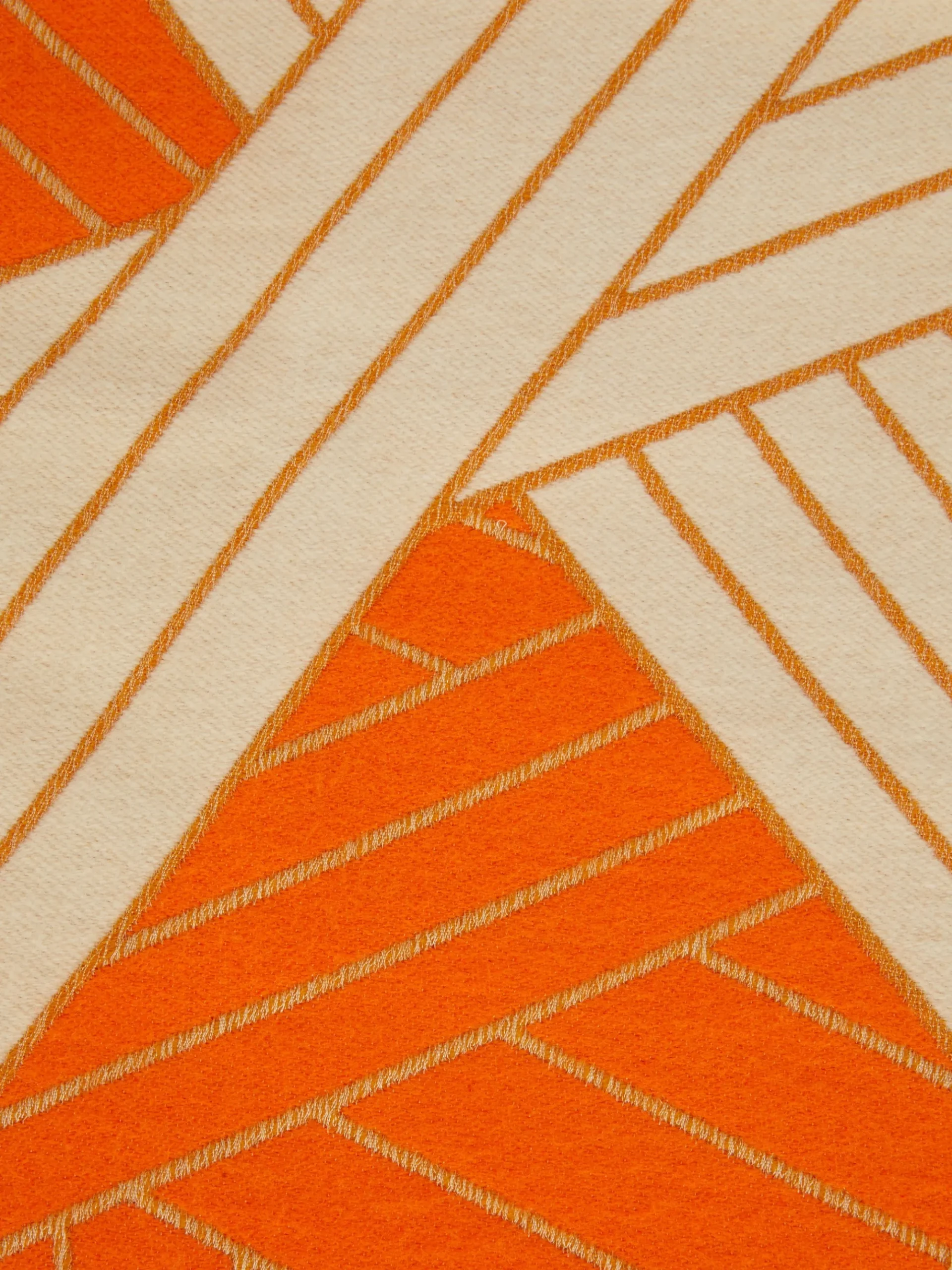 Plaid Nastri 135x190 cm in lana, cachemire e seta