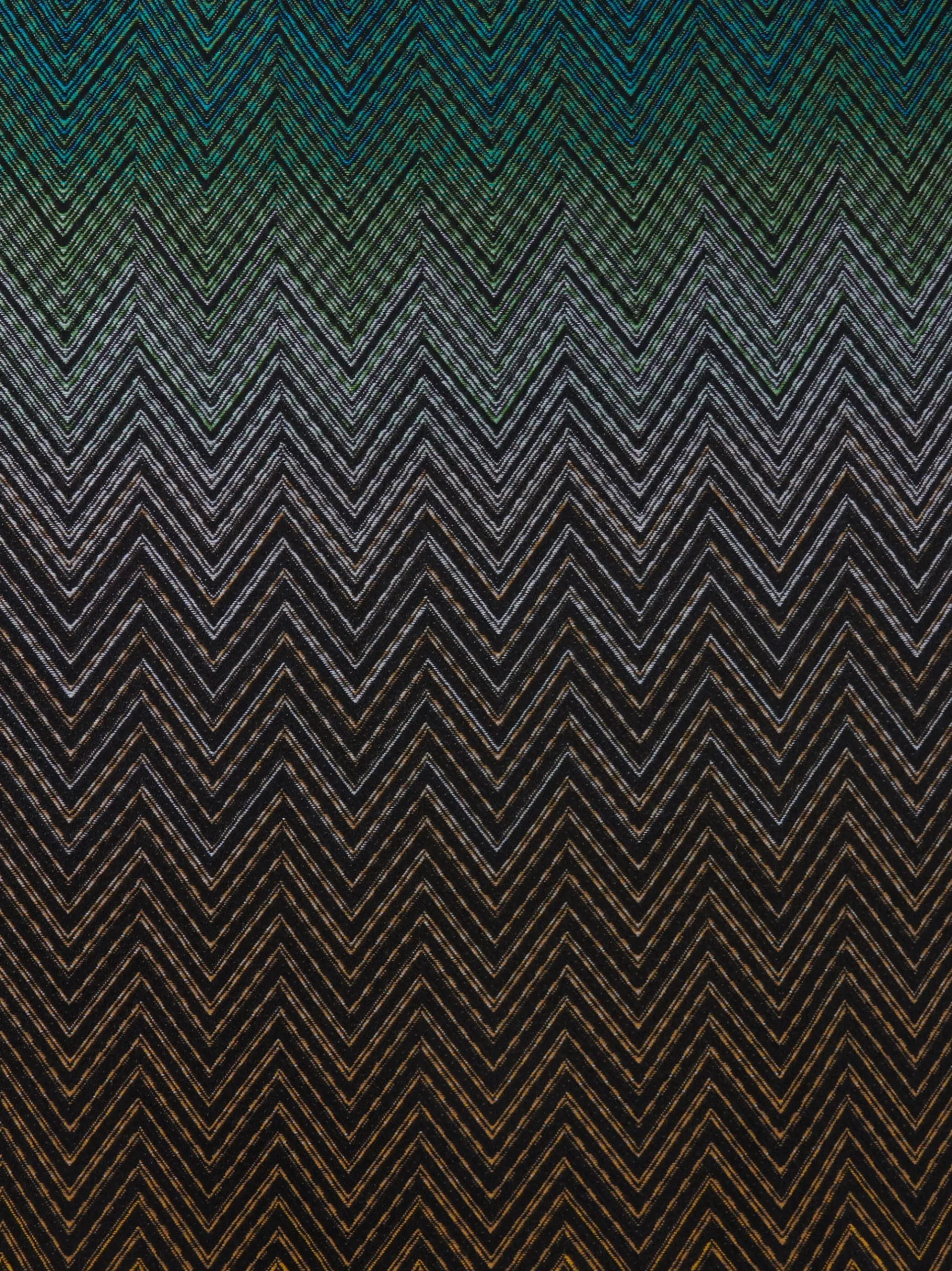 Plaid 135x195 cm in misto lana chevron con frange