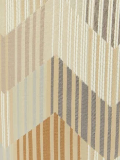 Pouf cilindrico Betulla 40x30 cm con motivo chevron e righe