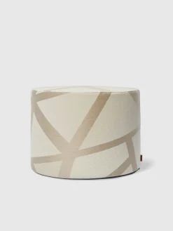 Pouf cilindrico Nastri Relief 40x30 cm