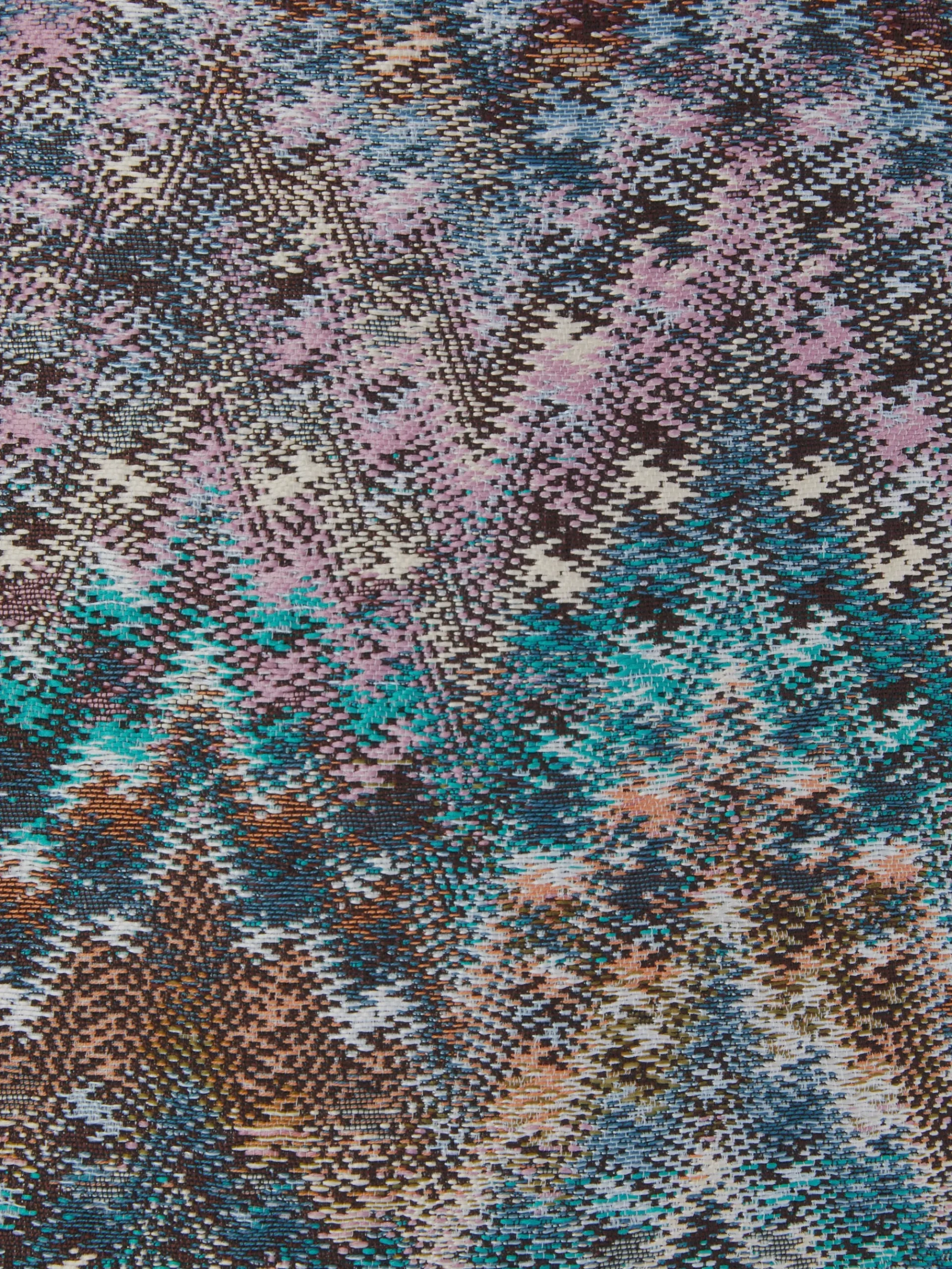 Pouf cilindrico Parrot 40x30 cm zig zag