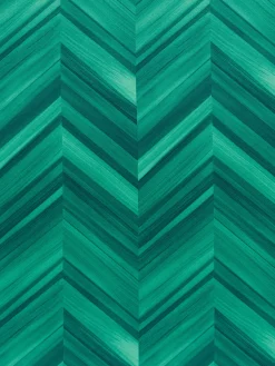 Pouf cubico Layers 40x40x40 cm in rasatello di cotone chevron