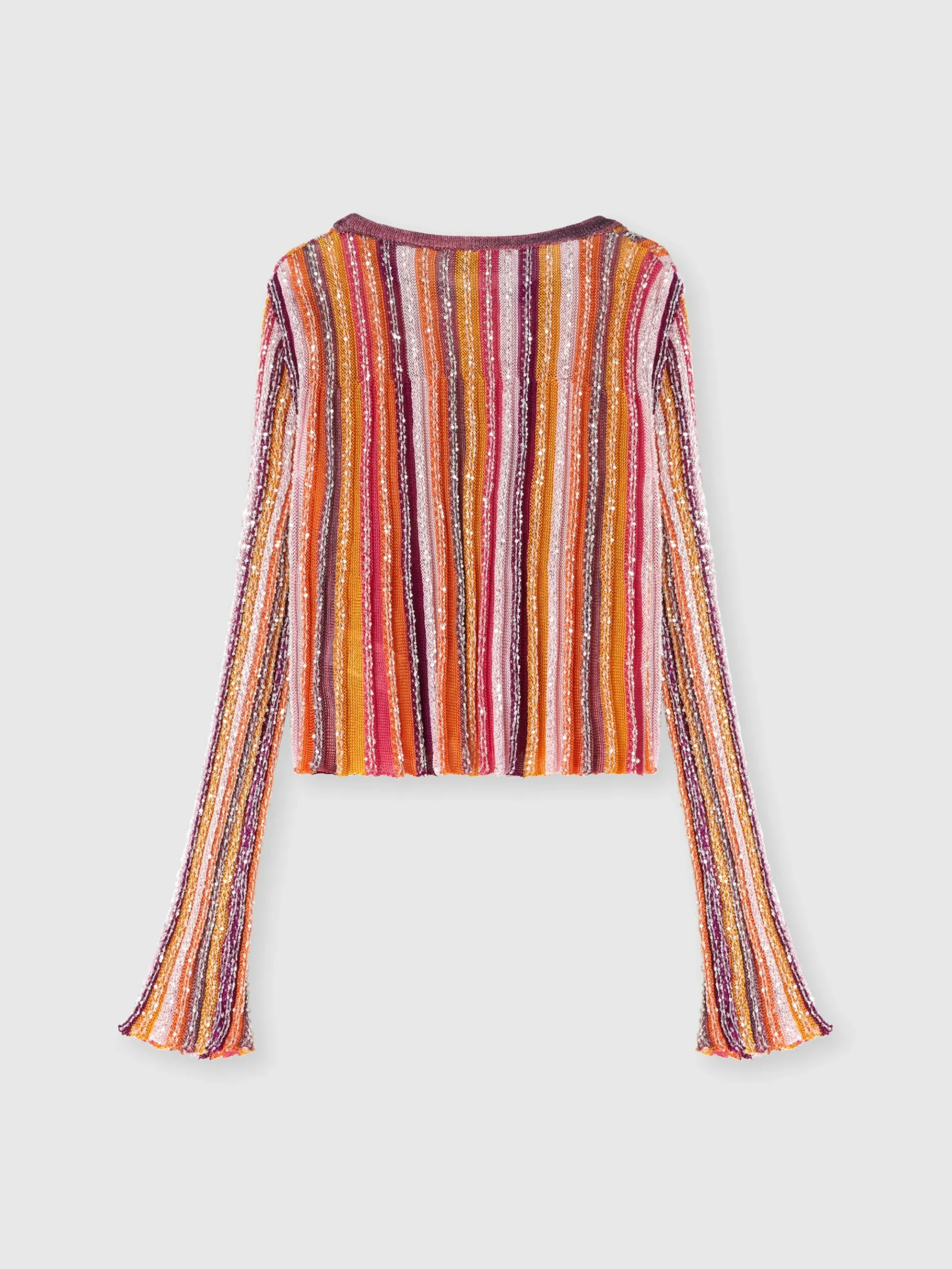 Pullover girocollo in misto vicosa