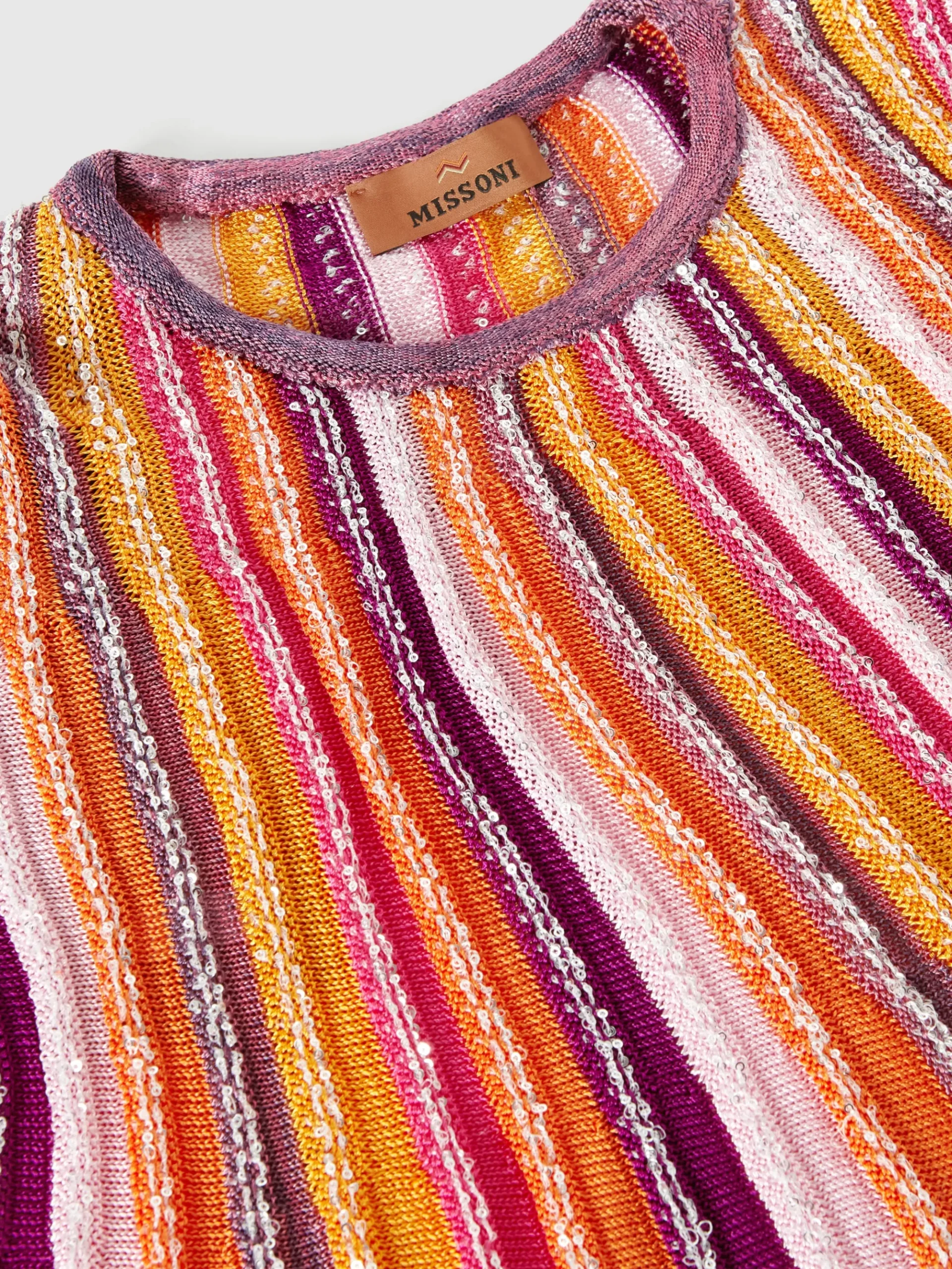 Pullover girocollo in misto vicosa