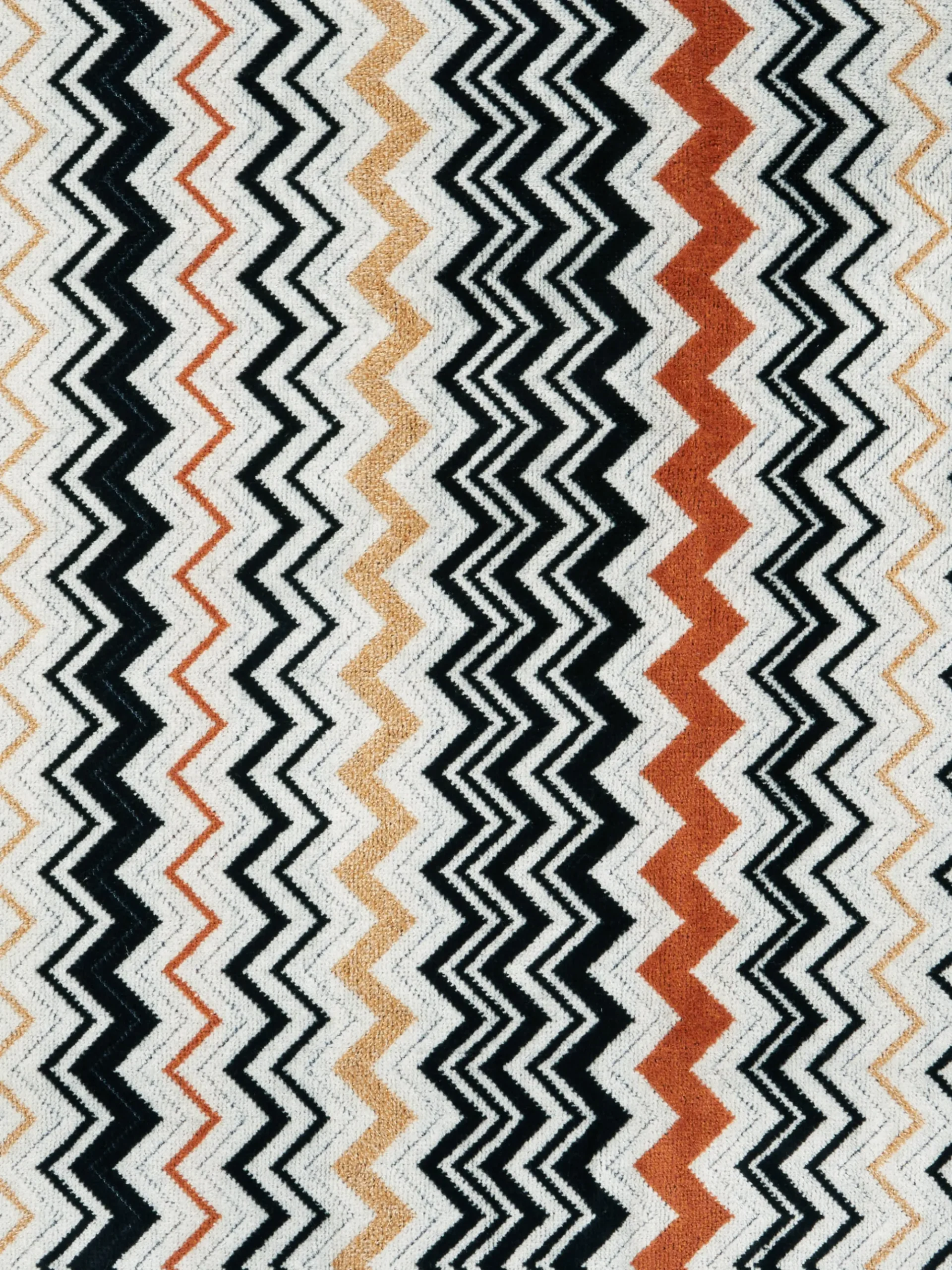 Set 2 pezzi di asciugamani da bagno Bernard in spugna di cotone chevron