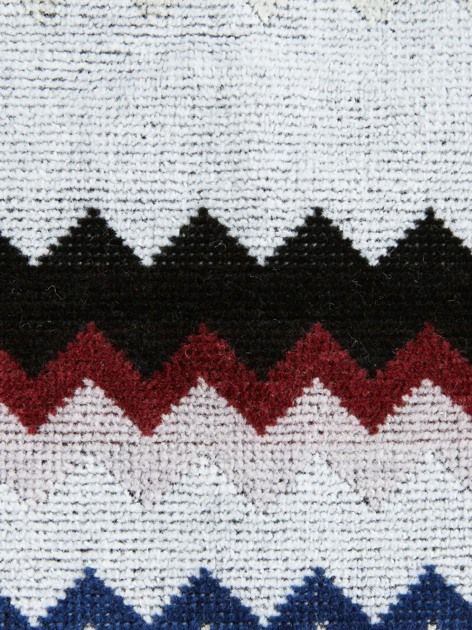 Set 2 pezzi di asciugamani da bagno Curt in spugna di cotone chevron
