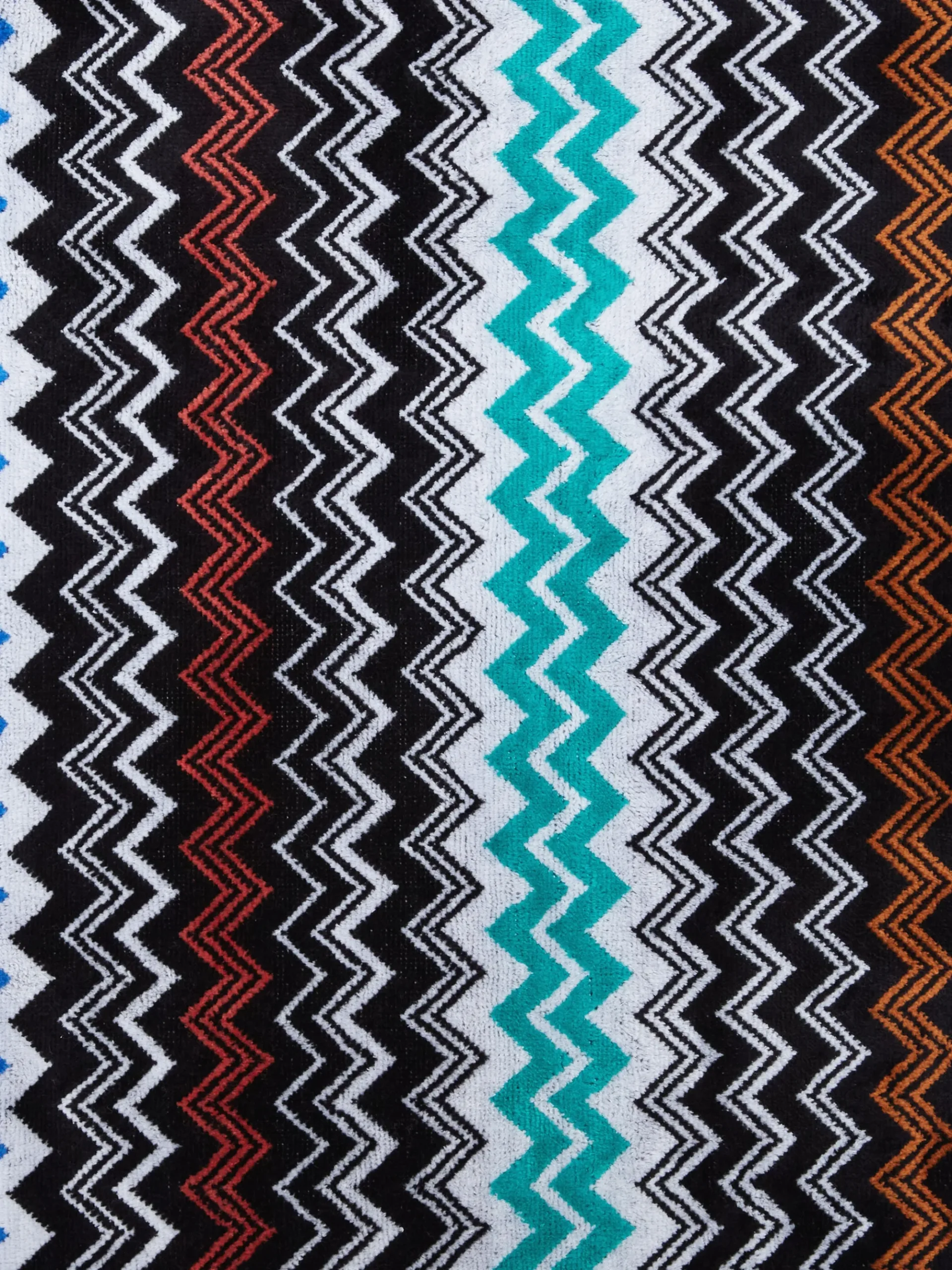 Set 2 pezzi di asciugamani da bagno Neoclassic in spugna di cotone zig zag