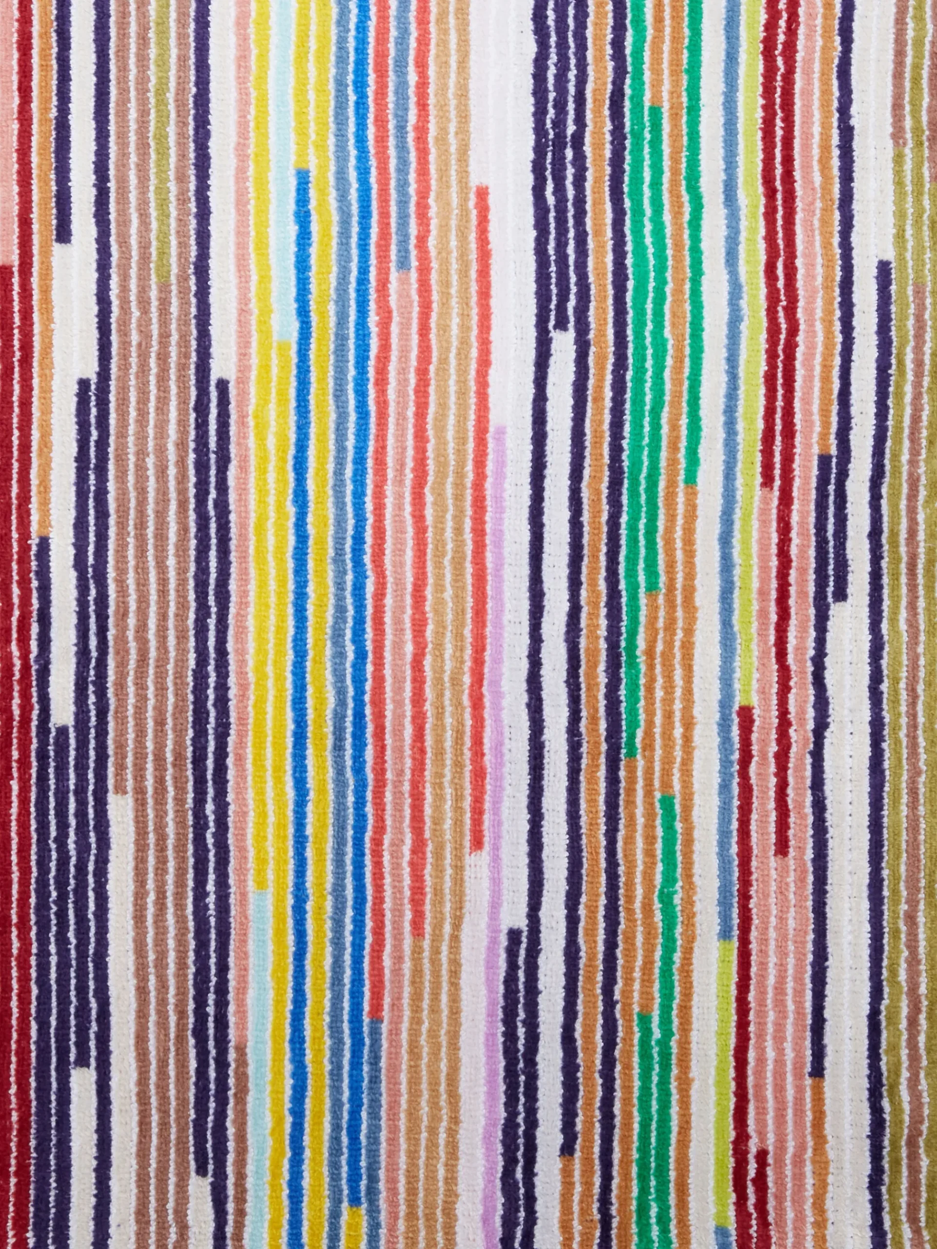 Set 2 pezzi di asciugamani da bagno Melody in spugna di cotone fiammata