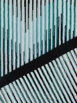 Set 2 pezzi di asciugamani da bagno Arpeggio in spugna di cotone