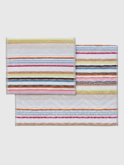 Set 2 pezzi di asciugamani da bagno Moonshadow in spugna di cotone con lurex