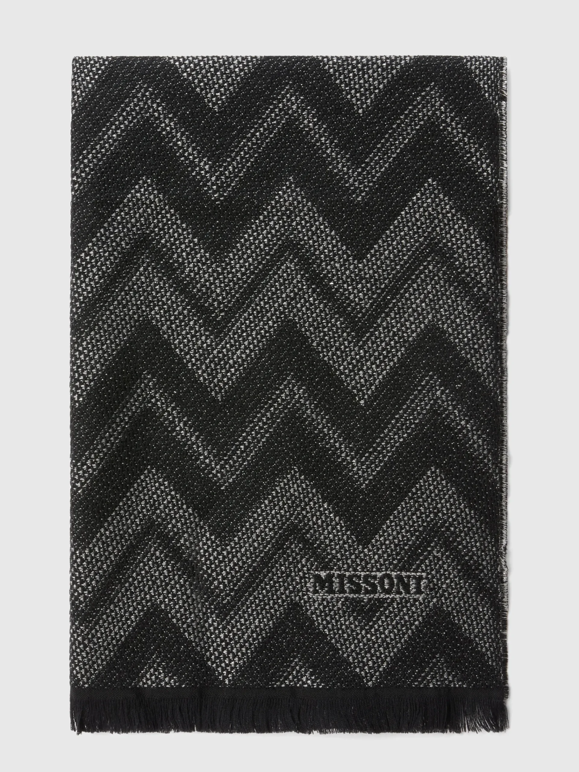 Stola in lana zig zag