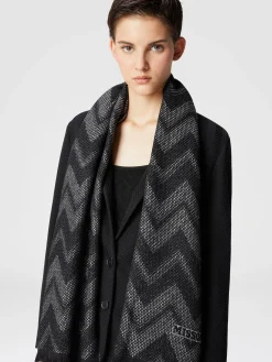 Stola in lana zig zag
