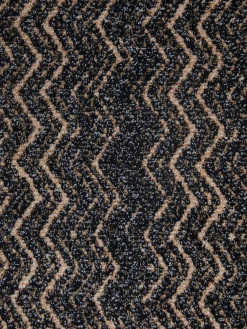 Tappetino da bagno Azul 60x90 cm in cotone chevron