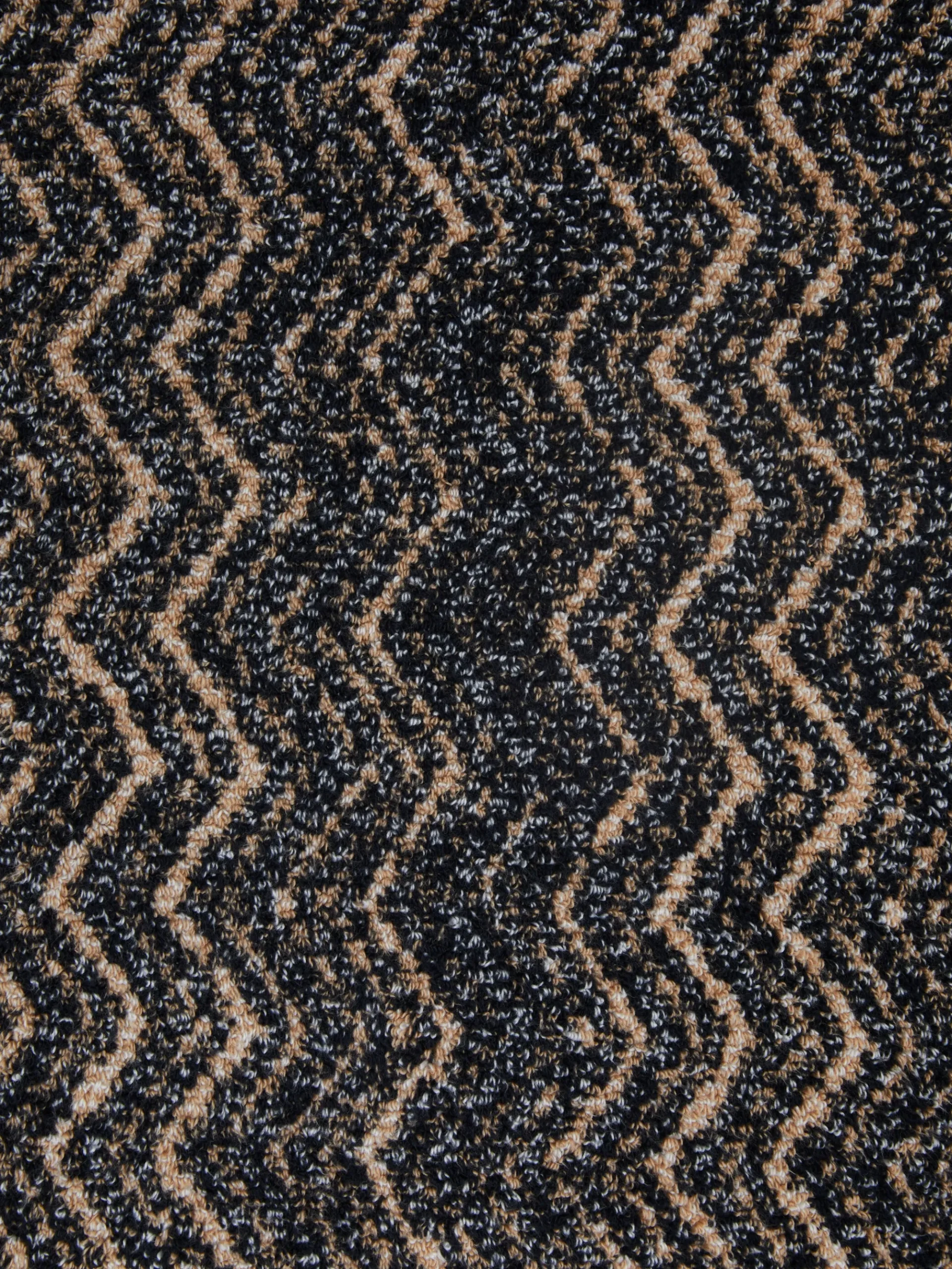Tappetino da bagno Azul 60x90 cm in cotone chevron