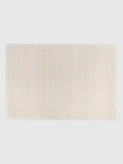 Tappetino da bagno Chalk 60x90 cm in cotone zig zag