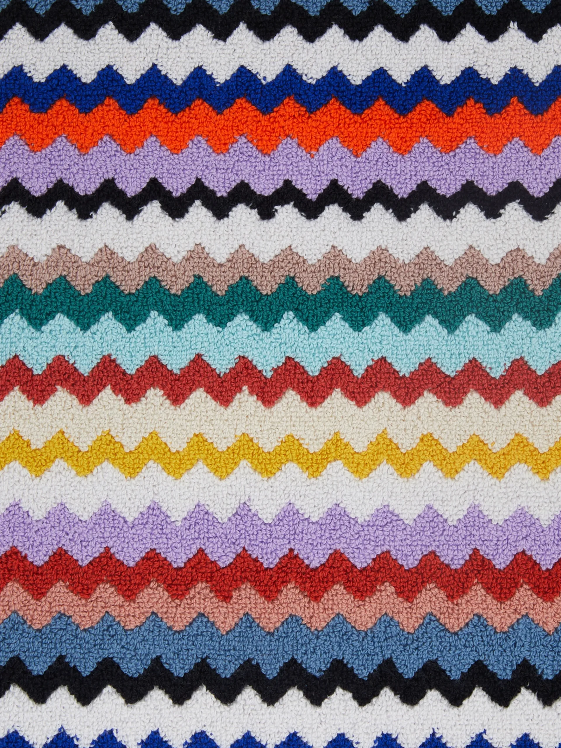 Tappetino da bagno Riverbero 60x90 cm in cotone zig zag