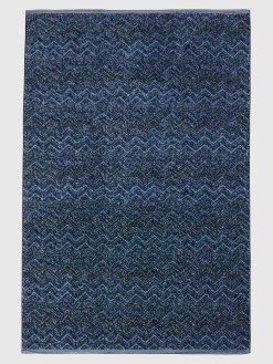 Telo da bagno 150x100 cm Azul in spugna di cotone chevron