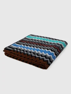 Telo da bagno 150x100 cm Neoclassic in spugna di cotone zig zag