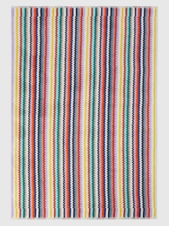 Telo da bagno 150x100 cm Riverbero in spugna di cotone zig zag