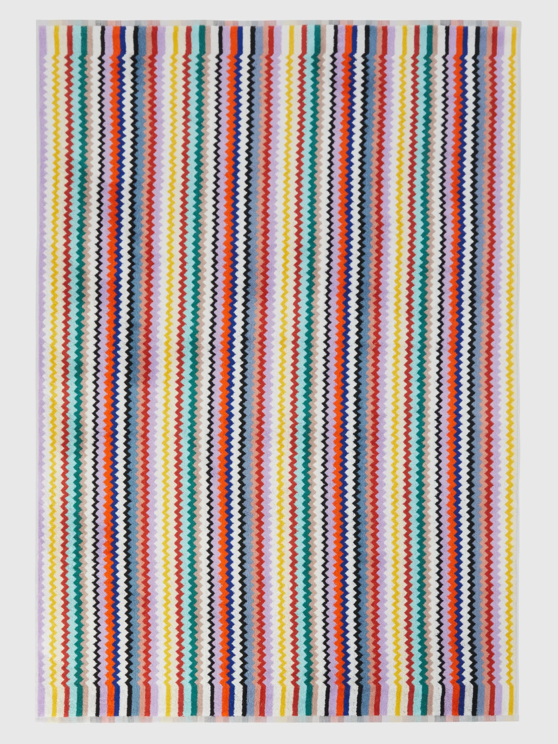 Telo da bagno 150x100 cm Riverbero in spugna di cotone zig zag