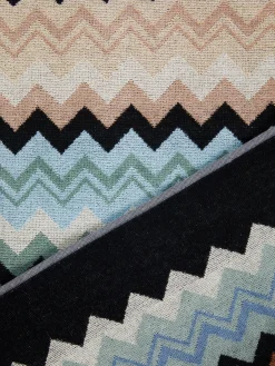 Telo mare 100x180 cm Adam in spugna di cotone zig zag