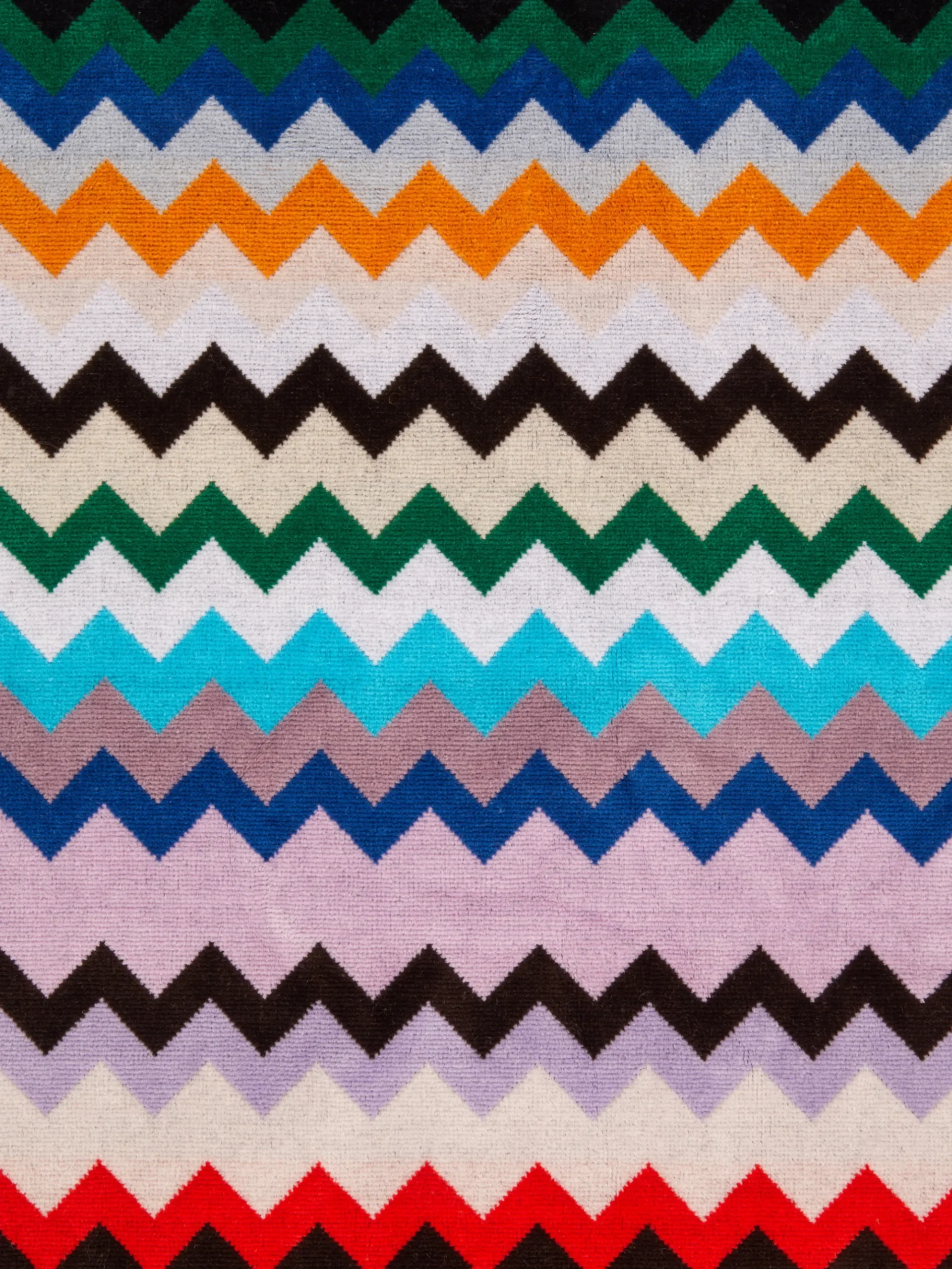 Telo mare 100x180 cm Carlie in spugna di cotone chevron