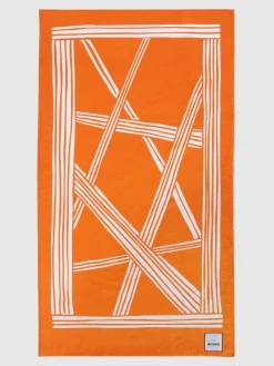 Telo mare 180x100 cm Nastri in spugna di cotone
