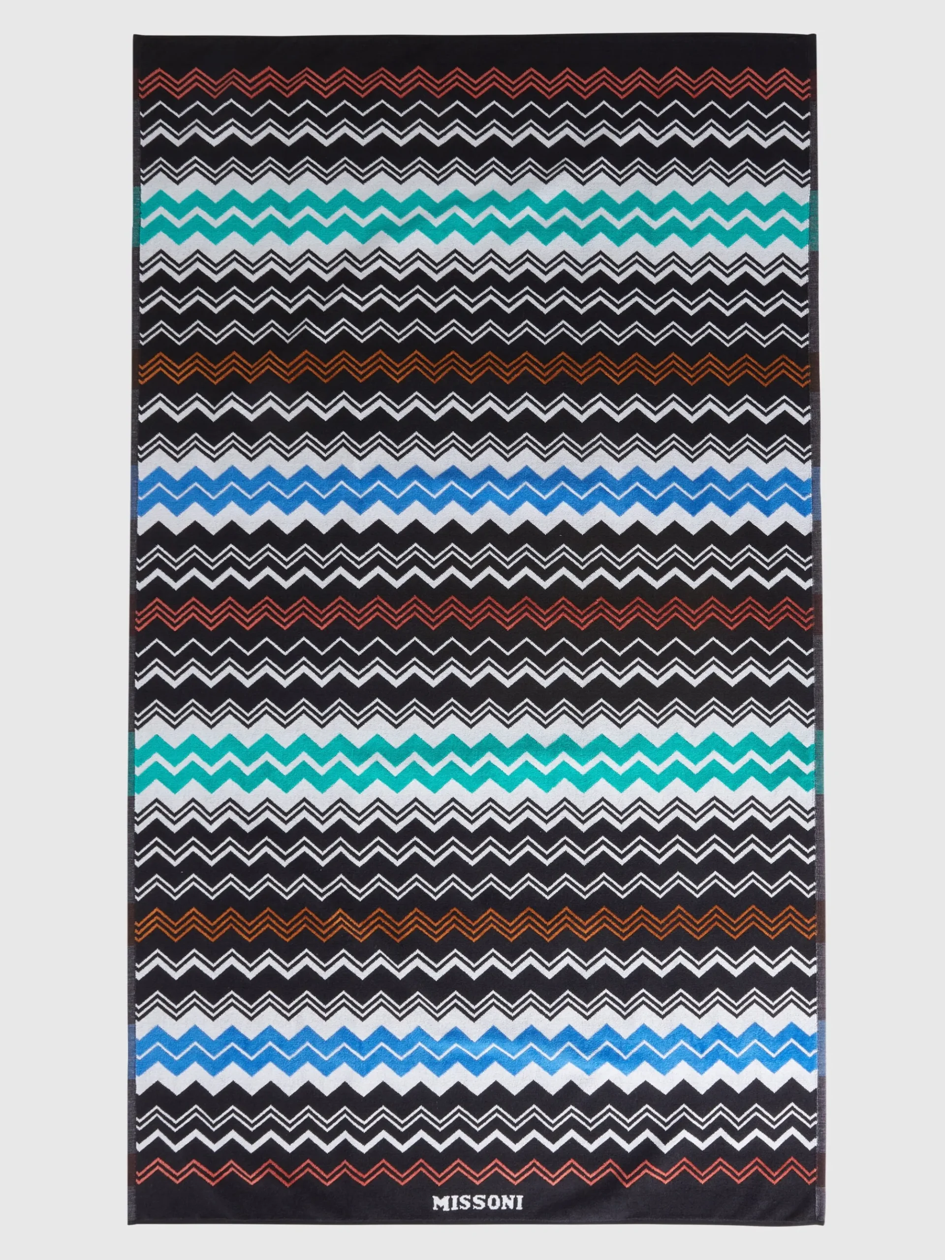 Telo mare 180x100 cm Neoclassic in spugna di cotone zig zag