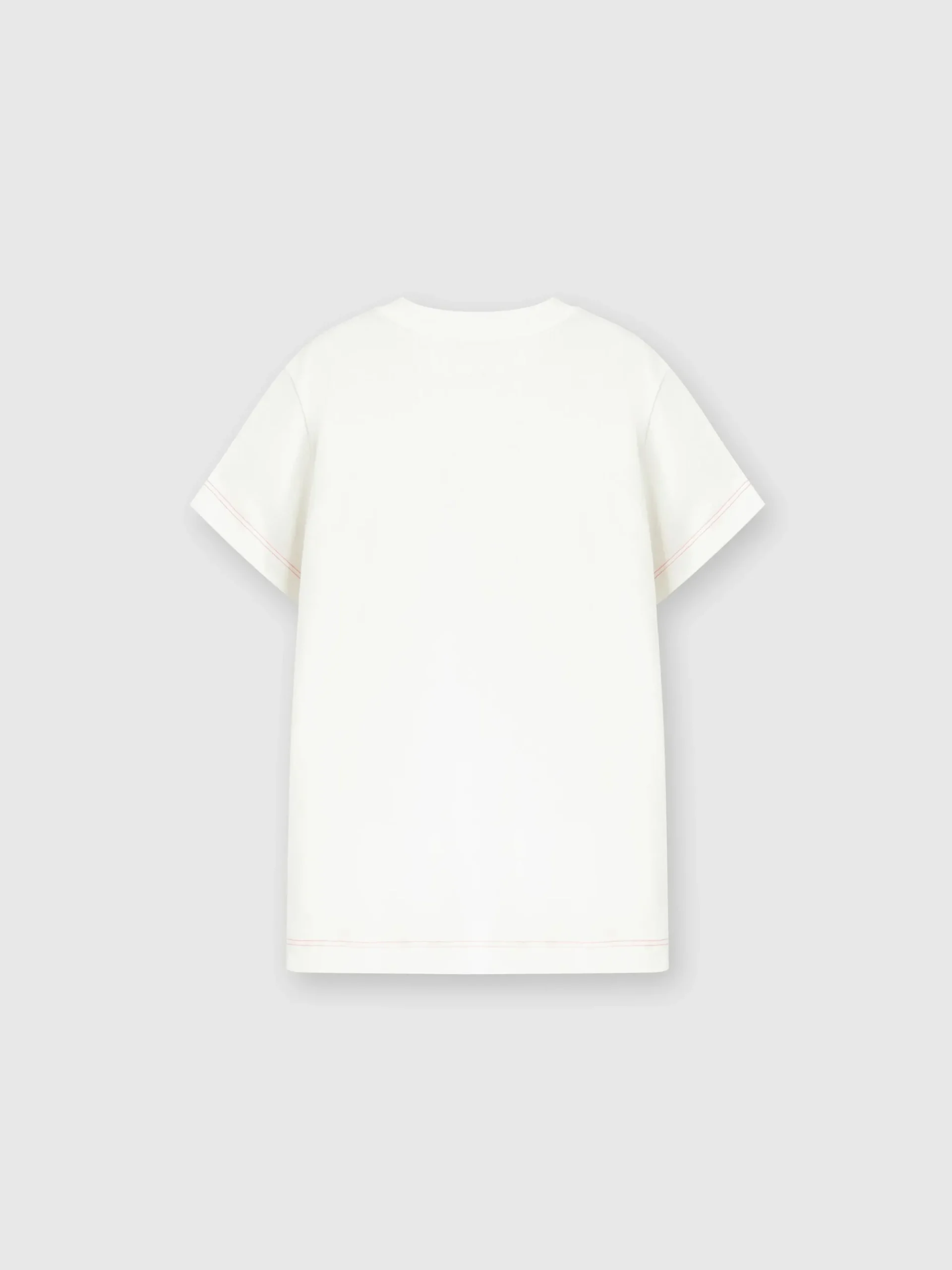 T-shirt girocollo in puro cotone