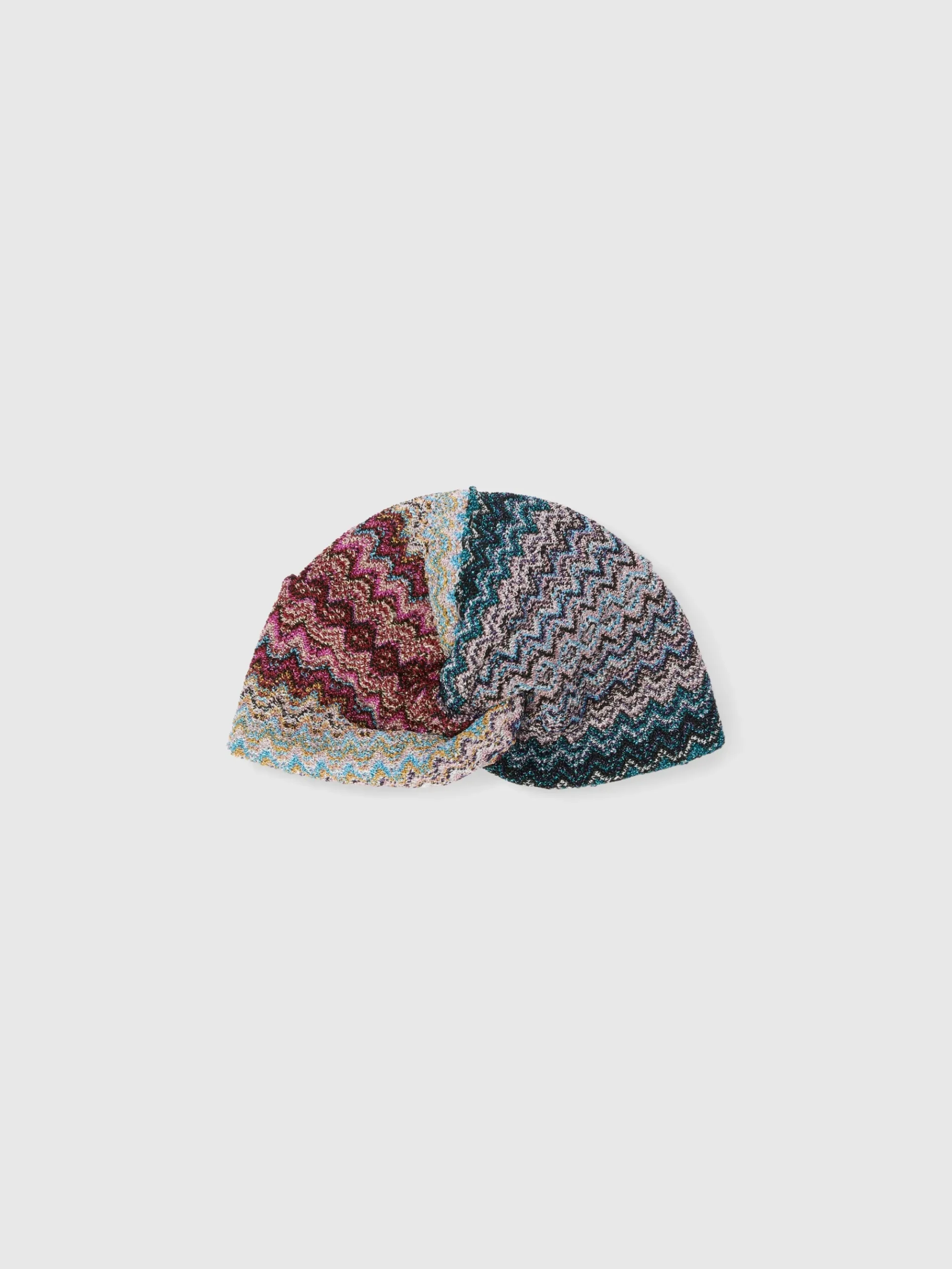Turbante in misto viscosa zig zag