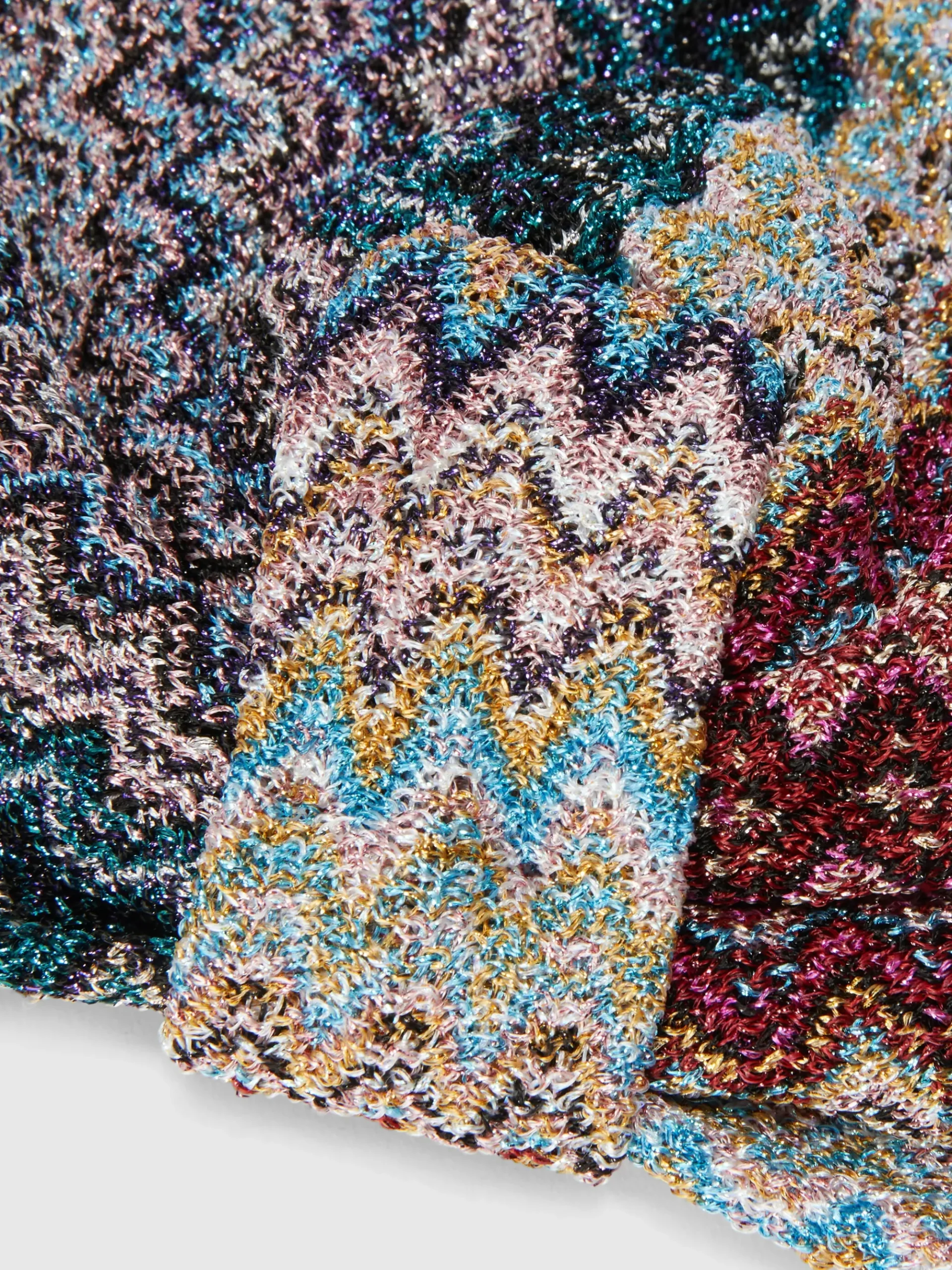 Turbante in misto viscosa zig zag