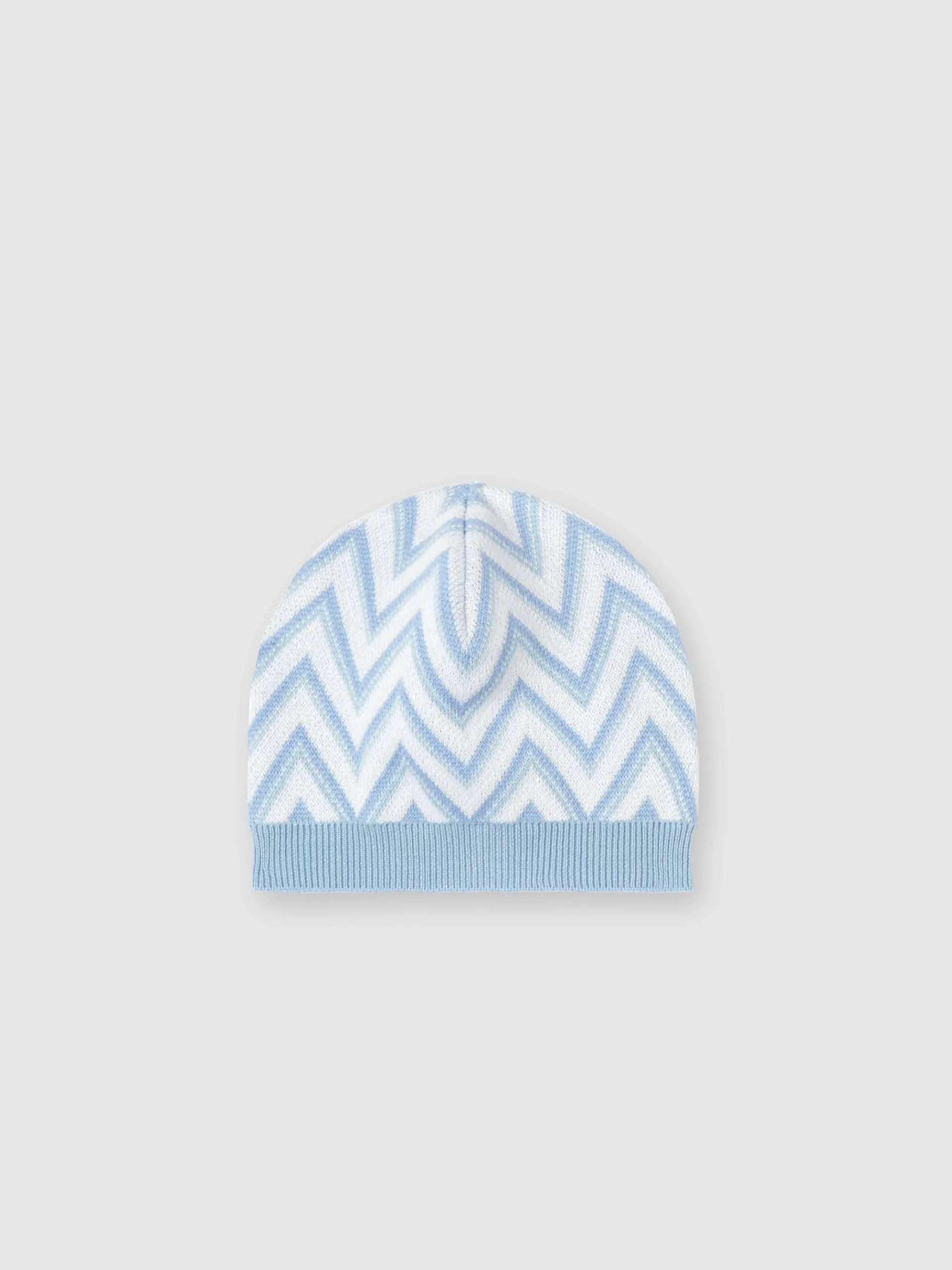 Tutina in cotone e cachemire zig zag