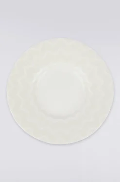 Zigzag White Tazza Caffe Set 2 Pz C/Piattino